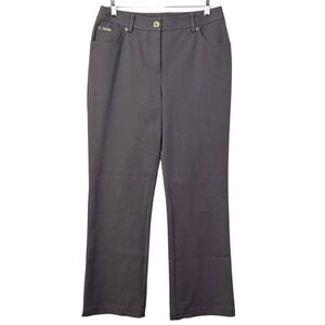 St John Sport gray pants straight leg career work office women’s 6 vintage